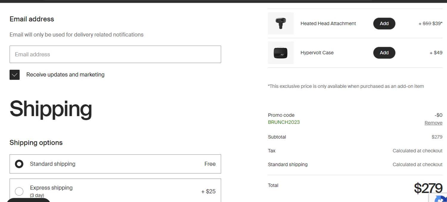 How to apply Hyperice coupon code